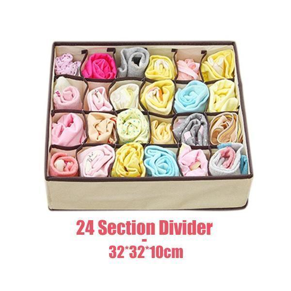 Organisateur De Sous-Vêtements Pliable Placard (4 Pièces)