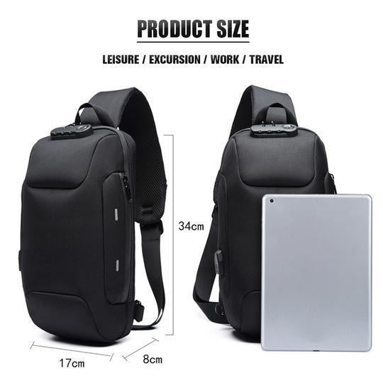 Sac À Dos Anti-Vol Avec Verrouillage À 3 Chiffres
