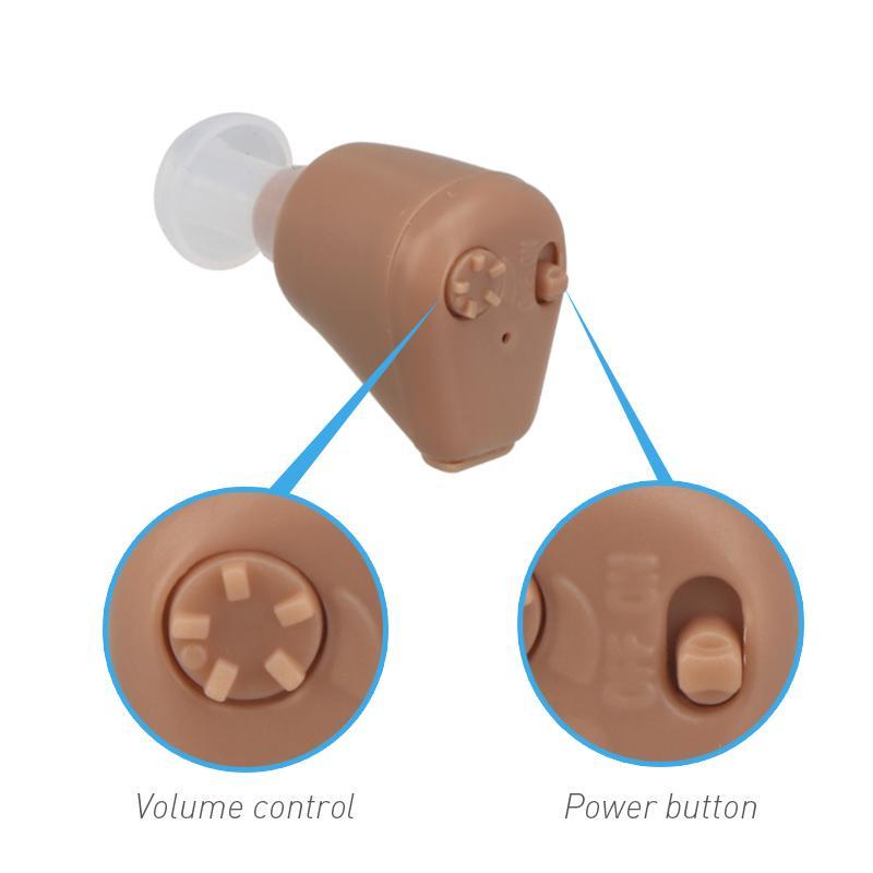 Mini Rechargeable Dans L'Aide Auditive D'Oreille Avec L'Amplificateur Réglable De Tonalité