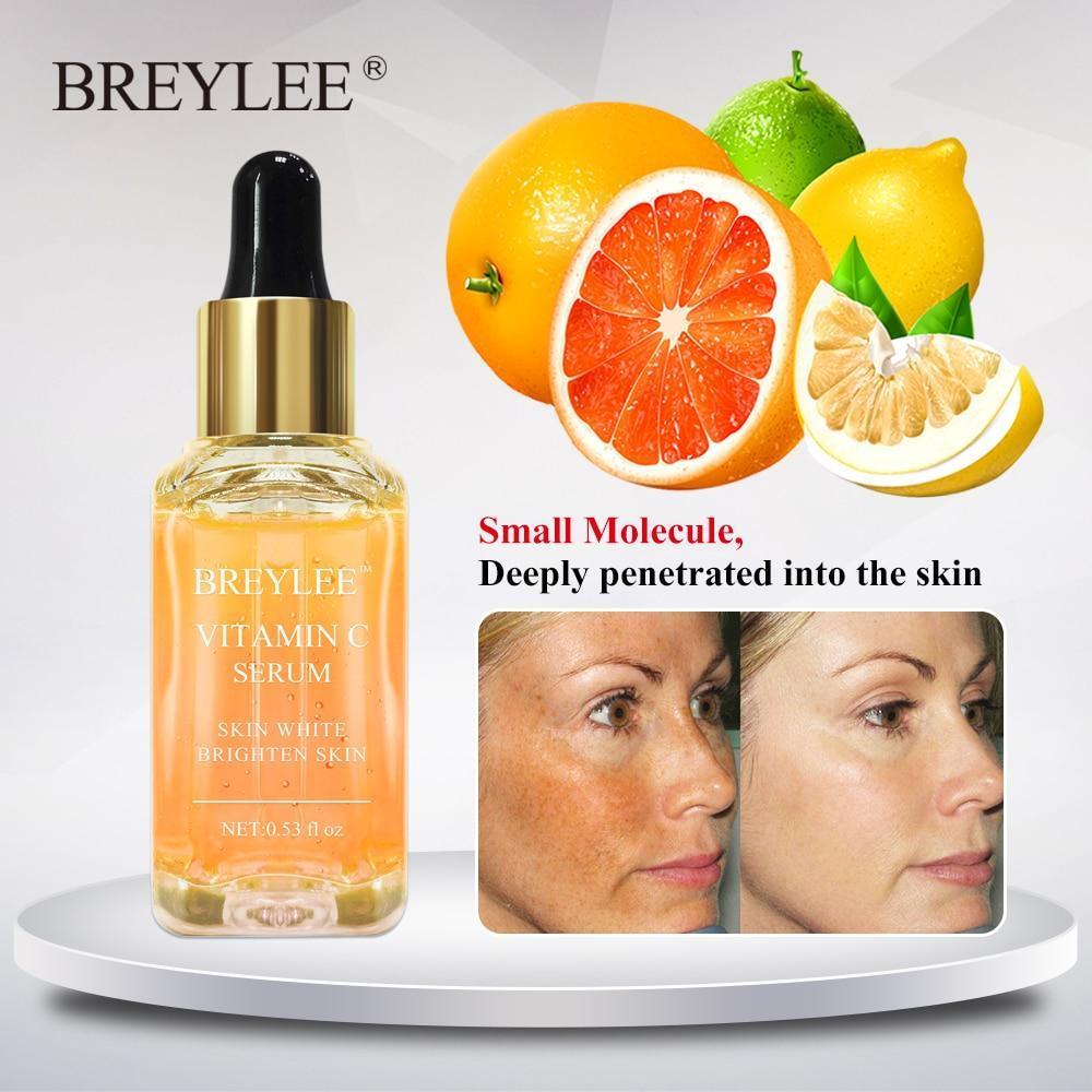 Sérum À La Vitamine C | Blanchiment Du Visage | Éclaircir La Peau | Fade Dark Spots | Enlever Les Taches De Rousseur | Dissolvant De Cercle Noir