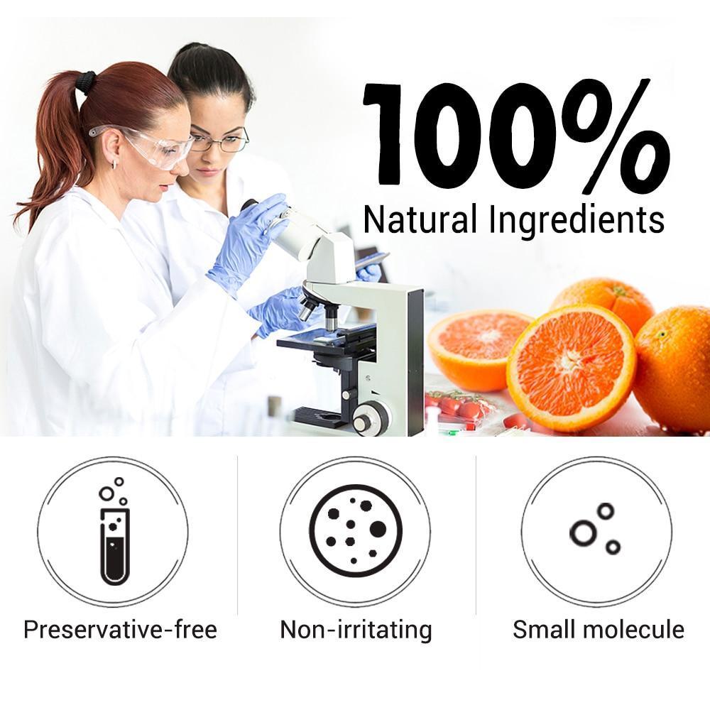 Sérum À La Vitamine C | Blanchiment Du Visage | Éclaircir La Peau | Fade Dark Spots | Enlever Les Taches De Rousseur | Dissolvant De Cercle Noir