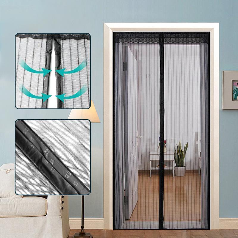Porte Moustiquaire Magnétique Avec Velcro Plein Cadre