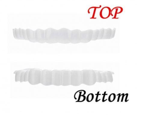 Instant Perfect Smile Clip Supérieur Et Inférieur/Encliquetable Sur Les Facettes Pour Des Dents Parfaites Comme Une Célébrité