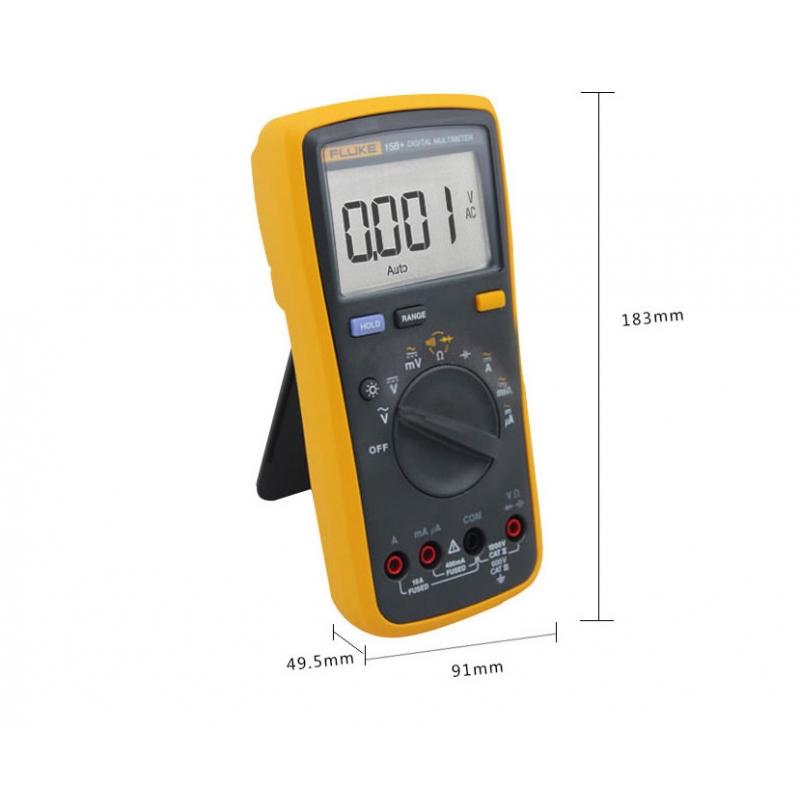 Multimètre Numérique Multimètre Testeur Automatique Fluke 15B F15B +