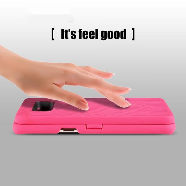 Etui À Rabat En Cuir De Luxe Pour Portefeuille Avec Fente Pour Carte Pour Samsung Galaxy