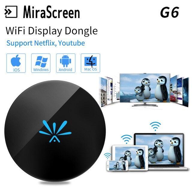 Mini G6 Sans Fil Wifi Affichage Tv Bâton Mirascreen Dongle Android Miracast