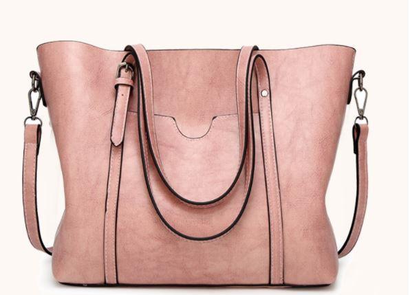 Sac À Bandoulière À Grande Capacité En Cuir Véritable Pour Femme
