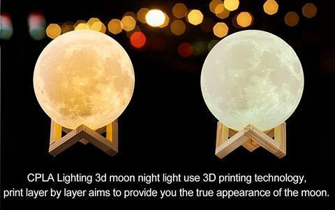 Lampe À Del Moon, Couleur Changeante