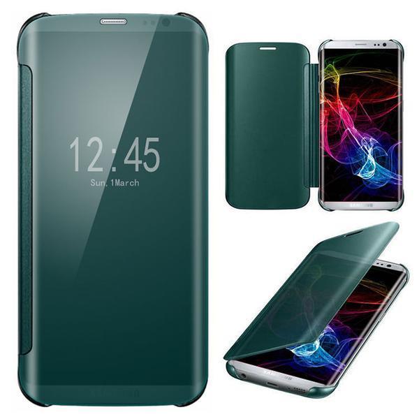 Cas Hybride De Secousse Claire Intelligente De Miroir De Luxe Pour La Galaxie De Samsung