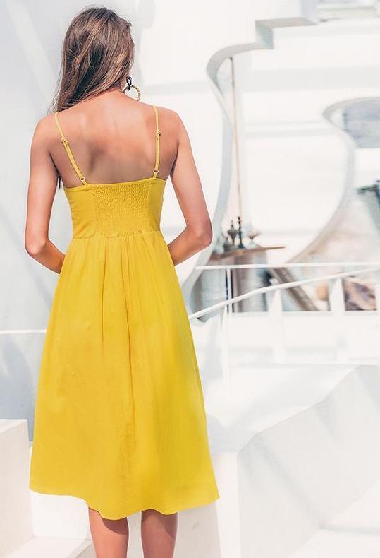Robe Mi-Longue En Coton