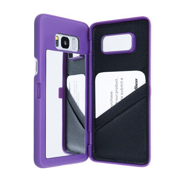 Etui À Rabat En Cuir De Luxe Pour Portefeuille Avec Fente Pour Carte Pour Samsung Galaxy
