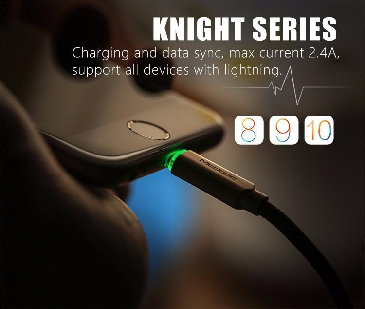 Mcdodo Lightning Bolt-Câble De Charge Tressé Intelligent-6 Pieds