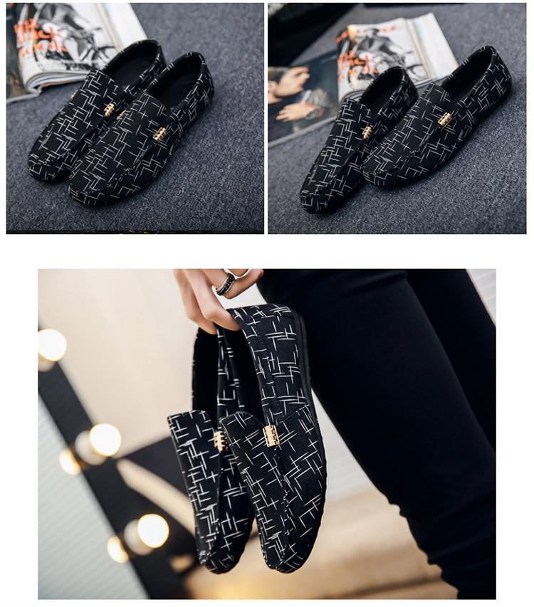 Chaussures En Toile Slip-On Black Peas