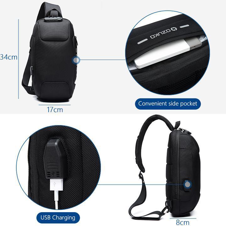 Sac À Dos Antivol Avec Verrouillage À 3 Chiffres