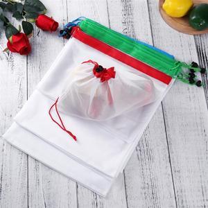 Sacs De Produits Réutilisables Sans Déchets-12Pcs