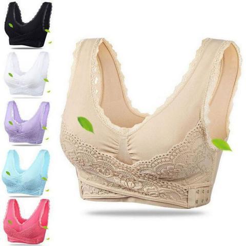 The Gentle Bra ™-Soulottant Sans Fil En Dentelle Avec Dentelle Et Lacetterie Vers L'Extérieur