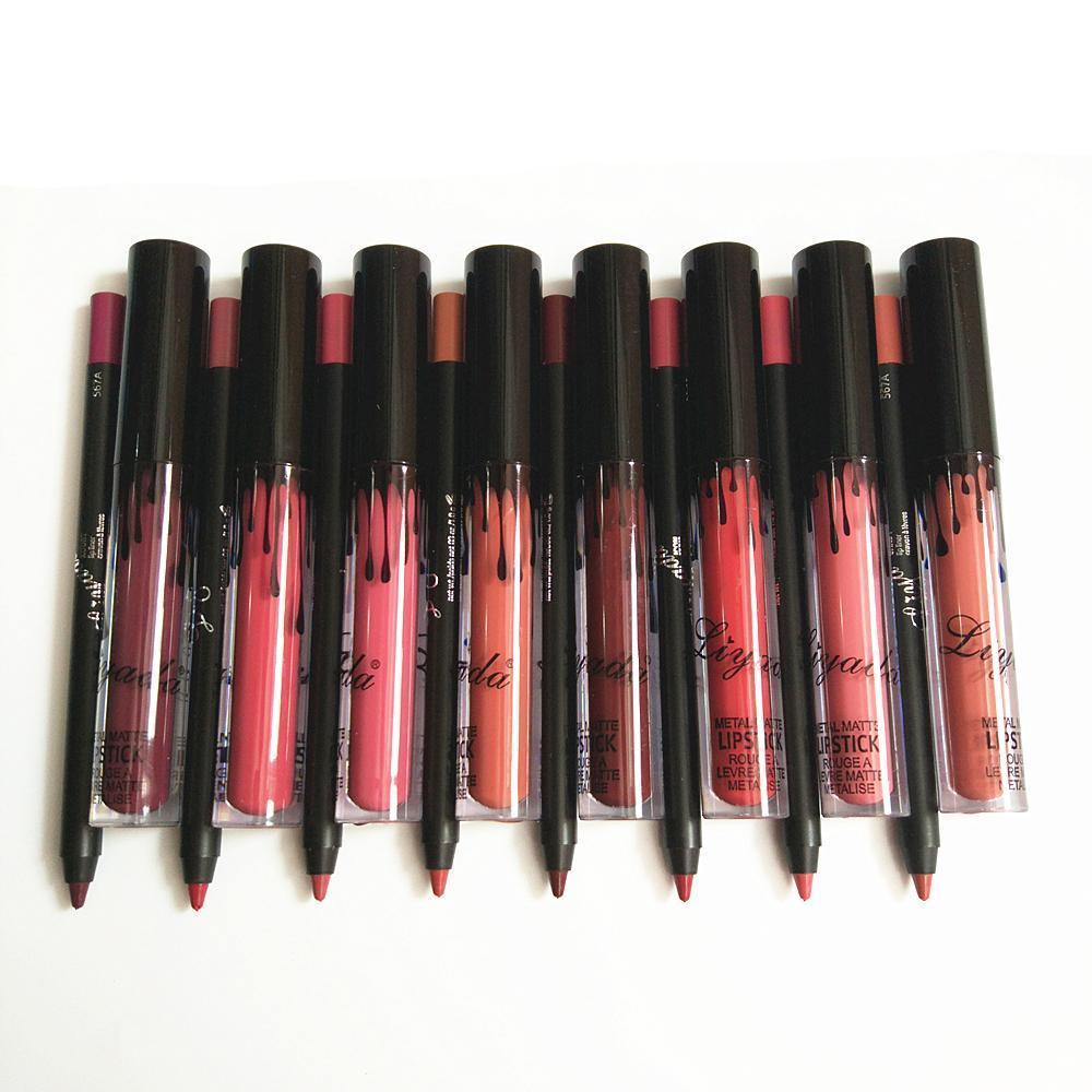 Crayon À Lèvres Liquide + Lèvres Maquillage Durable