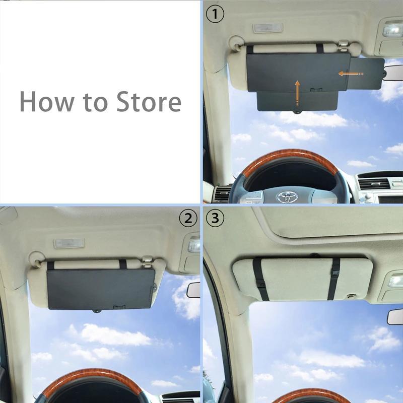 Bloqueur De Rayons Uv D'Extenseur De Pare-Soleil De Voiture Et Antireflet