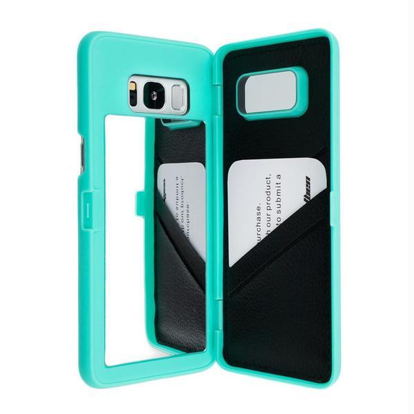 Etui À Rabat En Cuir De Luxe Pour Portefeuille Avec Fente Pour Carte Pour Samsung Galaxy