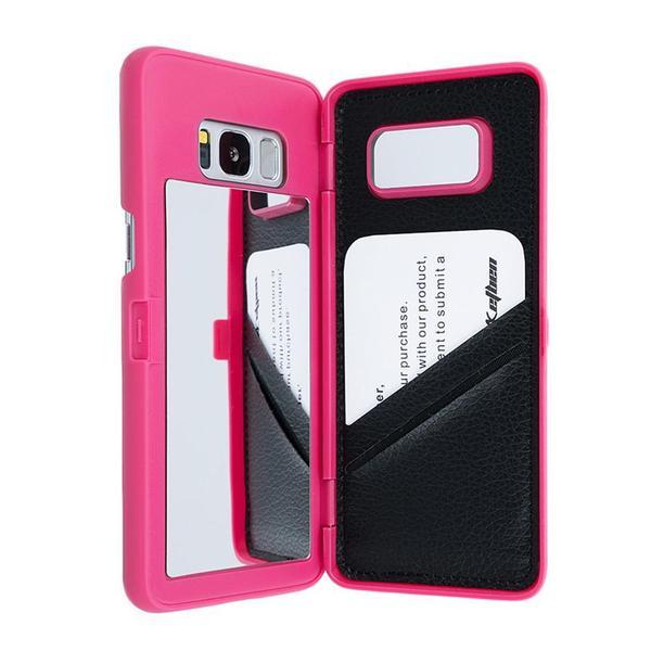 Etui À Rabat En Cuir De Luxe Pour Portefeuille Avec Fente Pour Carte Pour Samsung Galaxy