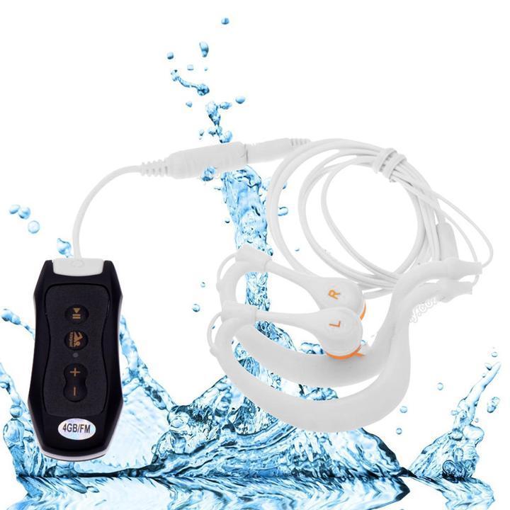 Lecteur Mp3 Étanche Casque De Natation Sous-Marine Lecteur De Musique Et De Radio