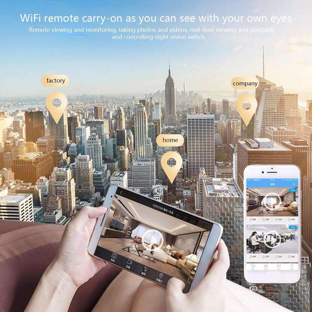 A9 1080P Mini Caméra Wifi Infrarouge Vision Nocturne