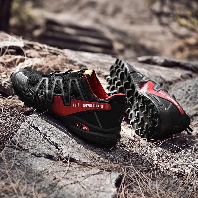 Chaussures De Plein Air Respirantes Pour Hommes Sneaker Randonnée Anti-Dérapante