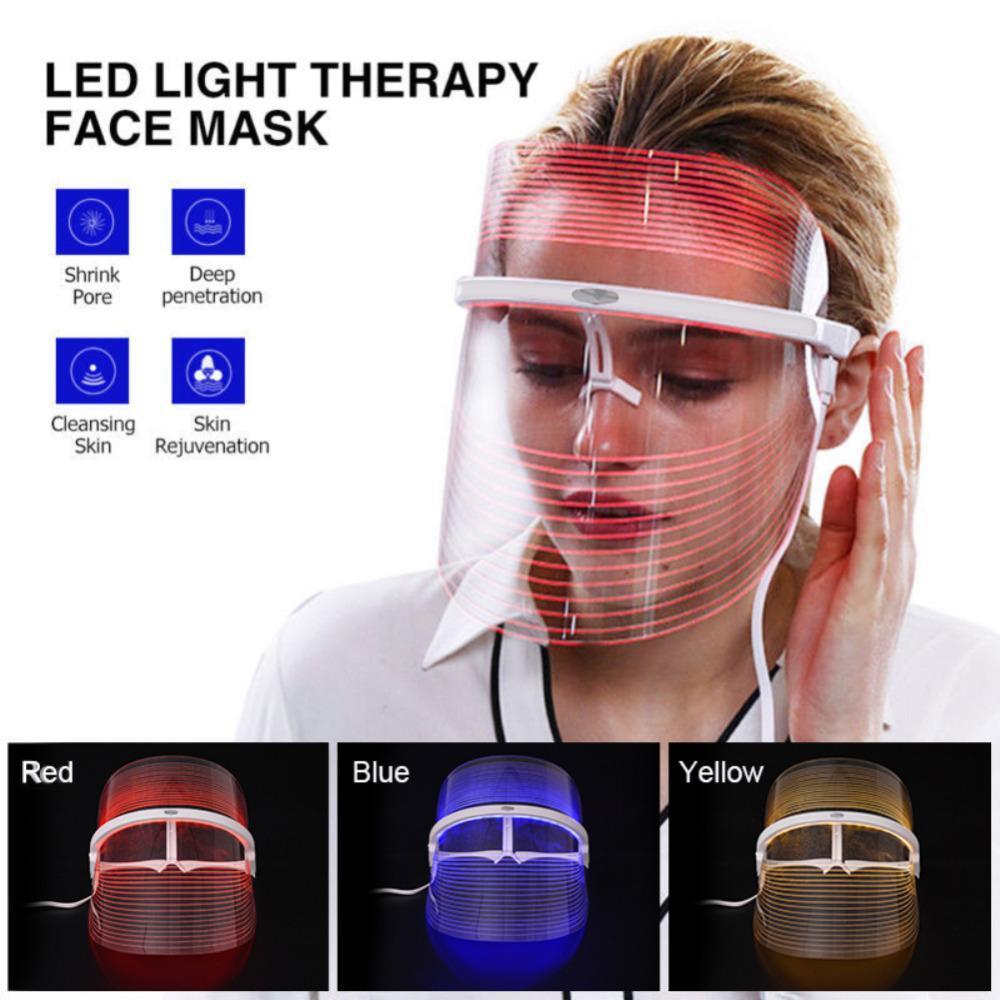 Retrait De Ride D'Acné De Dispositif Facial De Traitement De Spa De Machine De Beauté De Masque De Thérapie Légère De Led Anti