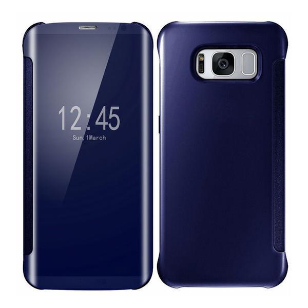Cas Hybride De Secousse Claire Intelligente De Miroir De Luxe Pour La Galaxie De Samsung