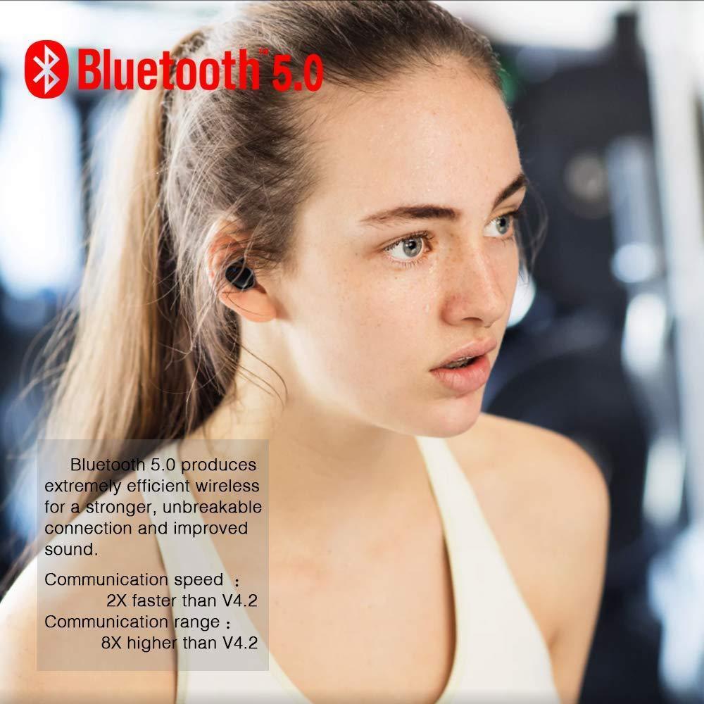 Écouteurs Tws True Wireless Bluetooth 5.0 Écouteurs Étanches À Commande Tactile