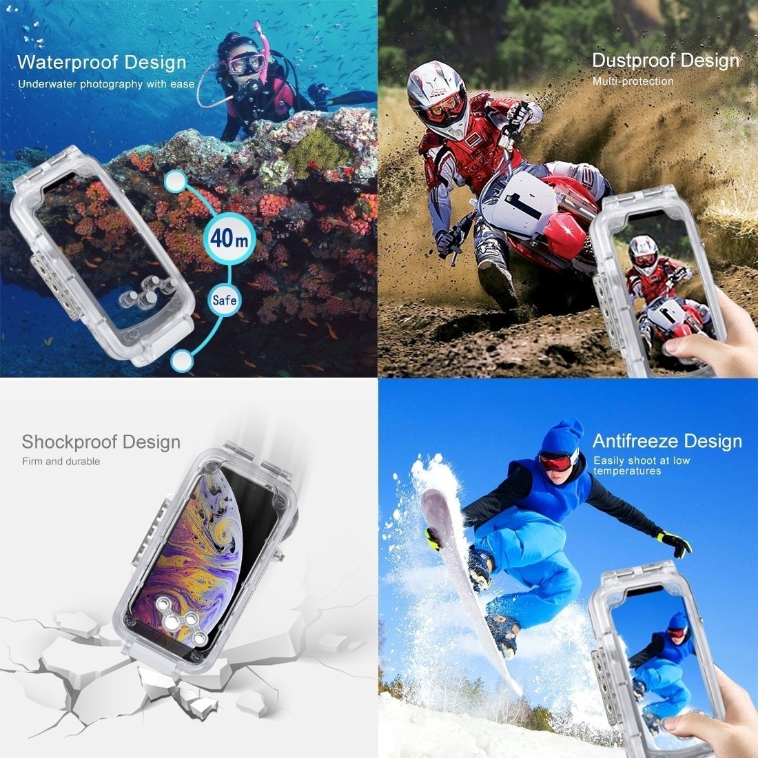 Étui Téléphone Étanche Parfait Pour Ipone X