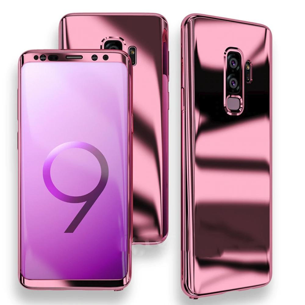 Etui De Protection Complet 360 ° Ultra Thin Mirror Pour Samsung