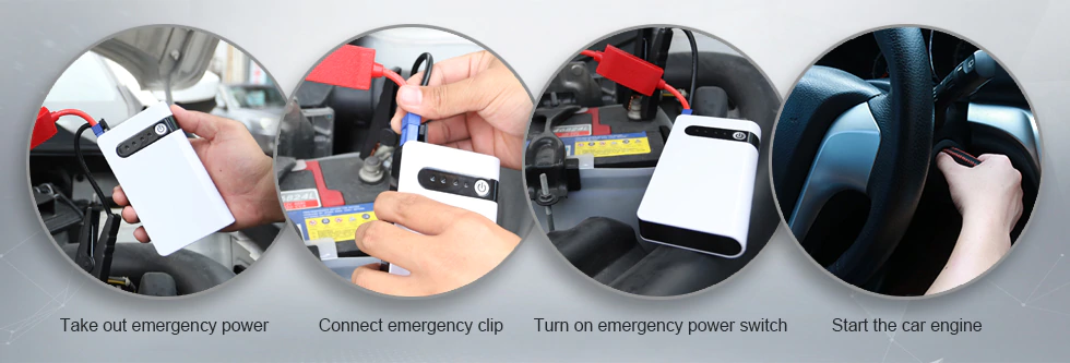 Banque Et Chargeur Multifonctionnels De Puissance De Démarreur De Saut De Voiture 20000Mah