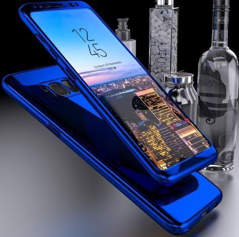 Etui De Protection Complet 360 ° Ultra Thin Mirror Pour Samsung