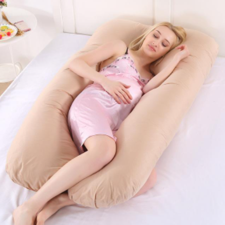 Oreiller de corps en forme de U pour un sommeil confortable