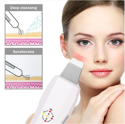 Machine De Nettoyage De Visage Profond D'Épurateur De Peau Ultrasonique