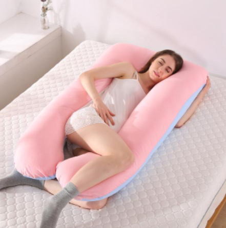 Oreiller de corps en forme de U pour un sommeil confortable