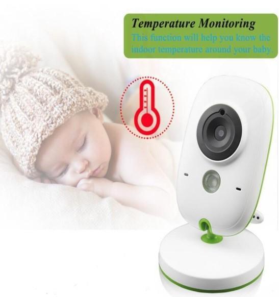 Moniteur Vidéo Pour Bébé À Écran Acl Numérique De 2 Pouces Avec Audio Et Appareil Photo