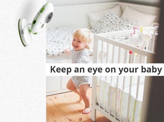 Moniteur Vidéo Pour Bébé À Écran Acl Numérique De 2 Pouces Avec Audio Et Appareil Photo