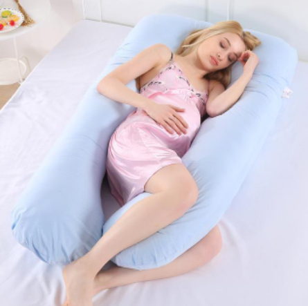 Oreiller de corps en forme de U pour un sommeil confortable