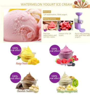 Machine À Crème Glacée Aux Fruits Congelés