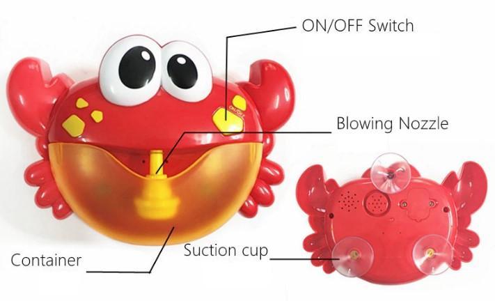 Jouet De Bain Bubble Crab