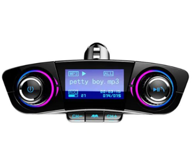 Chargeur De Voiture Lecteur Mp3 Transmetteur Fm Bluetooth
