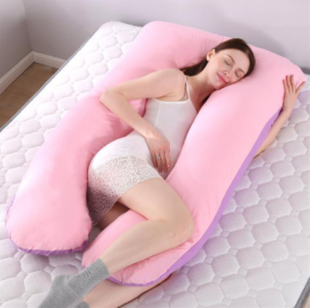 Oreiller de corps en forme de U pour un sommeil confortable