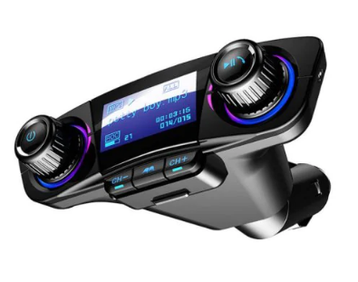 Chargeur De Voiture Lecteur Mp3 Transmetteur Fm Bluetooth