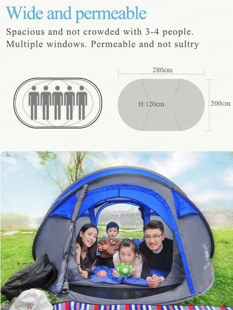 Tente De Projection Automatique Pop Up Large