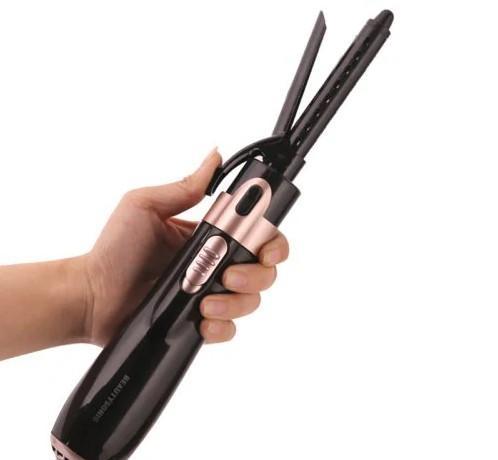 Tige De Curling À Ions Négatifs Pour Coiffeuse À Air Chaud 4 En 1 Avec Fonction De Sèche-Cheveux