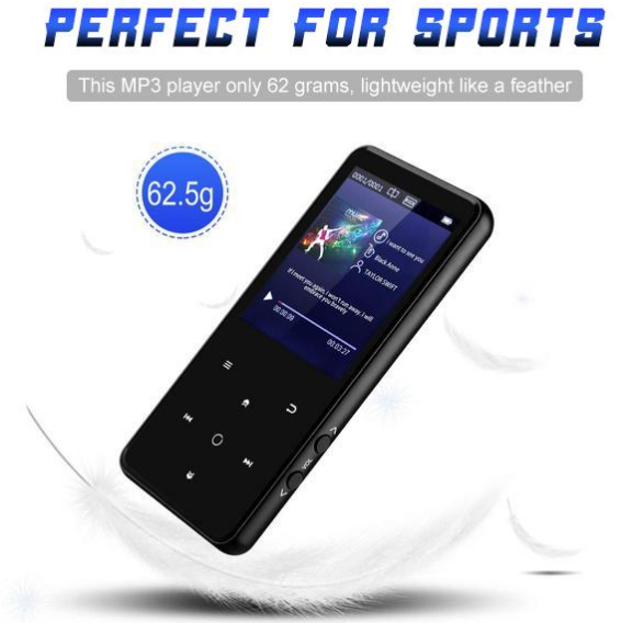 Lecteur Mp3 Bluetooth Portable Avec Grand Écran 2,4 "