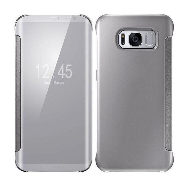 Cas Hybride De Secousse Claire Intelligente De Miroir De Luxe Pour La Galaxie De Samsung