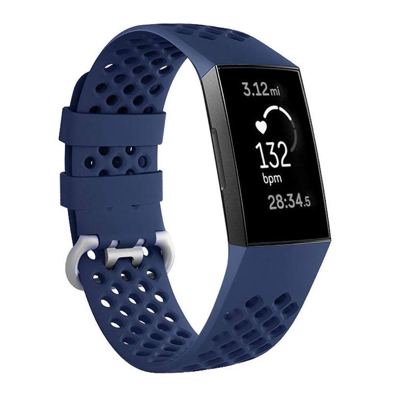 Dragonne Fitbit Charge 3 En Silicone Respirant